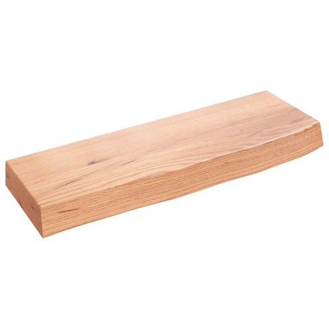 ZNTS Wall Shelf Light Brown 60x20x6 cm Treated Solid Wood Oak 363643