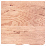 ZNTS Wall Shelf Light Brown 60x60x2 cm Treated Solid Wood Oak 363653