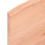 ZNTS Wall Shelf Light Brown 60x60x2 cm Treated Solid Wood Oak 363653