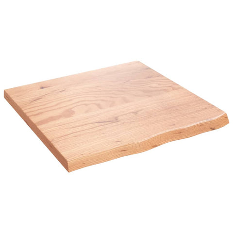 ZNTS Wall Shelf Light Brown 60x60x cm Treated Solid Wood Oak 363654