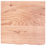 ZNTS Wall Shelf Light Brown 60x60x cm Treated Solid Wood Oak 363654