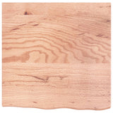 ZNTS Wall Shelf Light Brown 60x60x cm Treated Solid Wood Oak 363654
