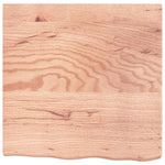 ZNTS Wall Shelf Light Brown 60x60x cm Treated Solid Wood Oak 363655