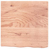 ZNTS Wall Shelf Light Brown 60x60x cm Treated Solid Wood Oak 363655