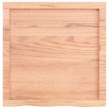 ZNTS Wall Shelf Light Brown 60x60x cm Treated Solid Wood Oak 363655