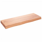ZNTS Wall Shelf Light Brown 80x30x cm Treated Solid Wood Oak 363664