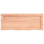 ZNTS Wall Shelf Light Brown 80x30x cm Treated Solid Wood Oak 363664