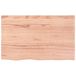 ZNTS Wall Shelf Light Brown 80x50x2 cm Treated Solid Wood Oak 363668