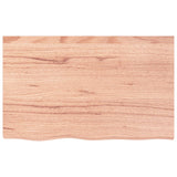 ZNTS Wall Shelf Light Brown 80x50x2 cm Treated Solid Wood Oak 363668