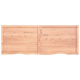 ZNTS Wall Shelf Light Brown 160x60x cm Treated Solid Wood Oak 363714