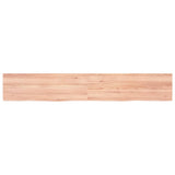 ZNTS Wall Shelf Light Brown 180x30x cm Treated Solid Wood Oak 363717