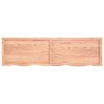 ZNTS Wall Shelf Light Brown 180x50x cm Treated Solid Wood Oak 363721