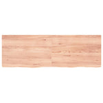 ZNTS Wall Shelf Light Brown 180x60x cm Treated Solid Wood Oak 363722
