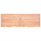 ZNTS Wall Shelf Light Brown 180x60x cm Treated Solid Wood Oak 363722