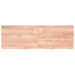 ZNTS Wall Shelf Light Brown 180x60x cm Treated Solid Wood Oak 363723