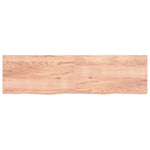 ZNTS Wall Shelf Light Brown 220x60x cm Treated Solid Wood Oak 363739