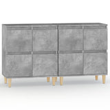 ZNTS Sideboards 2 pcs Concrete Grey 60x35x70 cm Engineered Wood 3185755