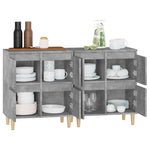 ZNTS Sideboards 2 pcs Concrete Grey 60x35x70 cm Engineered Wood 3185755