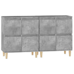 ZNTS Sideboards 2 pcs Concrete Grey 60x35x70 cm Engineered Wood 3185755