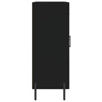 ZNTS Sideboard Black 69.5x34x90 cm Engineered Wood 828053