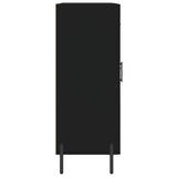 ZNTS Sideboard Black 69.5x34x90 cm Engineered Wood 828053