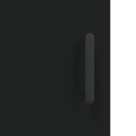 ZNTS Sideboard Black 69.5x34x90 cm Engineered Wood 828053