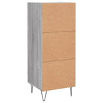 ZNTS Sideboard Grey Sonoma 34.5x34x90 cm Engineered Wood 830442