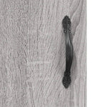 ZNTS Sideboard Grey Sonoma 34.5x34x90 cm Engineered Wood 830442