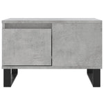 ZNTS Coffee Table Concrete Grey 55x55x36.5 cm Engineered Wood 830768