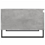 ZNTS Coffee Table Concrete Grey 55x55x36.5 cm Engineered Wood 830768