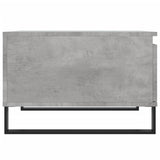 ZNTS Coffee Table Concrete Grey 55x55x36.5 cm Engineered Wood 830768
