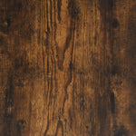 ZNTS Coffee Table Smoked Oak 80x80x36.5 cm Engineered Wood 830777