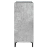 ZNTS Record Cabinet Concrete Grey 84.5x38x89 cm Engineered Wood 832001