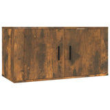 ZNTS 2 Piece TV Cabinet Set Smoked Oak Engineered Wood 3188467