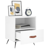 ZNTS Bedside Cabinets 2 pcs White 40x35x47.5 cm Engineered Wood 827373