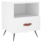 ZNTS Bedside Cabinets 2 pcs White 40x35x47.5 cm Engineered Wood 827373