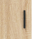 ZNTS Highboard Sonoma Oak 69.5x34x180 cm Engineered Wood 3189464