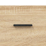 ZNTS Highboard Sonoma Oak 69.5x34x180 cm Engineered Wood 3189464