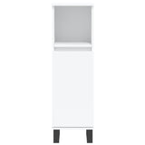 ZNTS 3 Piece Bathroom Furniture Set White Engineered Wood 3190283