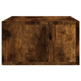 ZNTS Wall-mounted Bedside Cabinets 2 pcs Smoked Oak 35x35x20 cm 829783