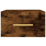 ZNTS Wall-mounted Bedside Cabinets 2 pcs Smoked Oak 35x35x20 cm 829799
