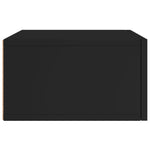 ZNTS Wall-mounted Bedside Cabinets 2 pcs Black 35x35x20 cm 829807