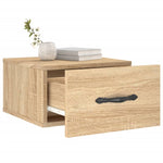 ZNTS Wall-mounted Bedside Cabinets 2 pcs Sonoma Oak 35x35x20 cm 829811