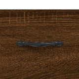 ZNTS Wall-mounted Bedside Cabinets 2 pcs Brown Oak 35x35x20 cm 829819