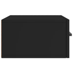 ZNTS Wall-mounted Bedside Cabinets 2 pcs Black 35x35x20 cm 829823