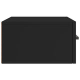 ZNTS Wall-mounted Bedside Cabinets 2 pcs Black 35x35x20 cm 829823