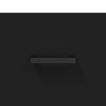 ZNTS Wall-mounted Bedside Cabinets 2 pcs Black 35x35x20 cm 829823