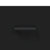 ZNTS Wall-mounted Bedside Cabinets 2 pcs Black 35x35x20 cm 829823