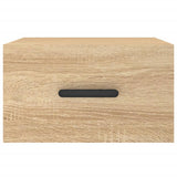 ZNTS Wall-mounted Bedside Cabinets 2 pcs Sonoma Oak 35x35x20 cm 829843