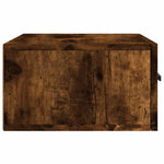 ZNTS Wall-mounted Bedside Cabinets 2 pcs Smoked Oak 35x35x20 cm 829847